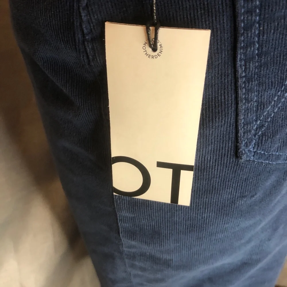 Mother corduroy skirt. Size 27. Steel blue - Picture 8 of 13